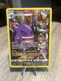 Pokemon Gengar TCG Full Art Trainer Gallery TG06/TG30 Near Mint, Lost Origin - Image 1