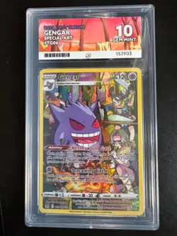 Pokemon TCG Gengar TG06/TG30 Lost Origin Trainer Gallery Special Art - ACE 10 - Image 1