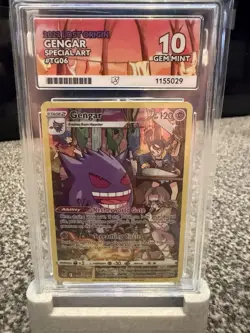 Pokemon TCG Gengar TG06/TG30 Lost Origin Trainer Gallery Special Art - ACE 10 - Image 1