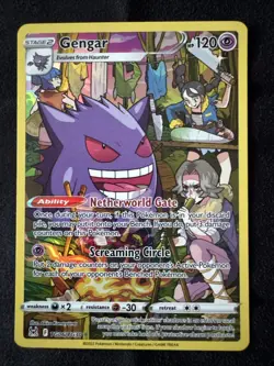 Pokemon Gengar TCG TG06/TG30 Lost Origin Trainer Gallery Full Art Holo Rare NM - Image 1