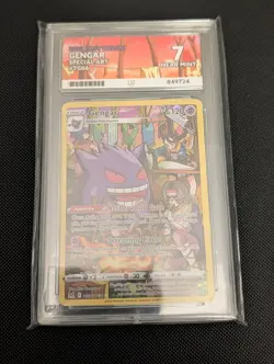Pokemon TCG Gengar Trainer Gallery TG06/TG30 Lost Origin ACE Grade 7 - Image 1