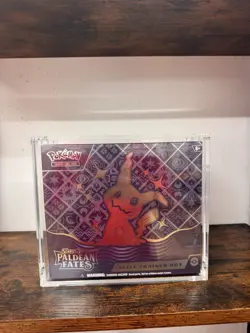 ✨ Pokemon Paldean Fates Elite Trainer Box ETB sealed with acrylic case - Image 1