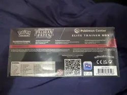 Pokemon Center Exclusive Paldean Fates ETB Elite Trainer Box New Sealed - Image 5