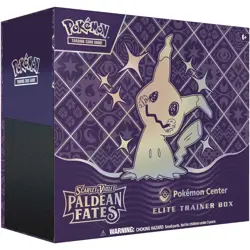 Paldean Fates Pokemon Center Elite Trainer Box - Sealed Exclusive ETB (SV4.5) - Image 1