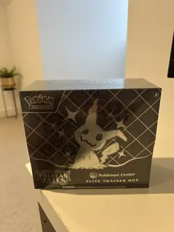 Pokemon Center Exclusive Paldean Fates ETB Elite Trainer Box New Sealed - Image 1