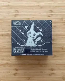 Pokemon Paldean Fates Pokemon Center Exclusive Elite Trainer Box ETB Sealed - Image 1