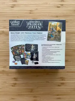 Pokemon Paldean Fates Pokemon Center Exclusive Elite Trainer Box ETB Sealed - Image 2