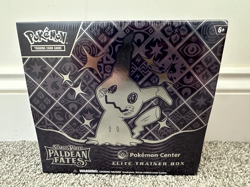 Pokemon Center Paldean Fates ETB Elite Trainer Box New Sealed with small tear - Image 1