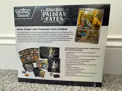Pokemon Center Paldean Fates ETB Elite Trainer Box New Sealed with small tear - Image 3