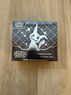 Pokemon Center Paldean Fates Elite Trainer Box ETB Sealed - Image 1