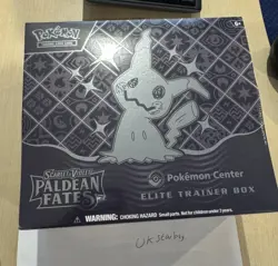 Pokemon Scarlet & Violet Paldean Fates Elite Trainer Box ETB Sealed New - Image 1