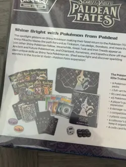 Pokemon Scarlet & Violet Paldean Fates Elite Trainer Box ETB Sealed New - Image 5