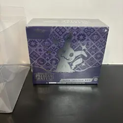 NEW SEALED Pokemon TCG Paldean Fates ETB Elite Trainer Box with Protector - Image 1