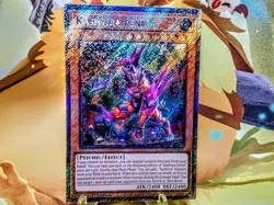 Kashtira Fenrir platinum secret rare yu-gi-oh rarity collection 5 trading card - Image 1