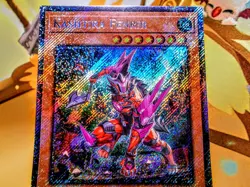 Kashtira Fenrir platinum secret rare yu-gi-oh rarity collection 5 trading card - Image 2