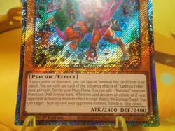 Kashtira Fenrir platinum secret rare yu-gi-oh rarity collection 5 trading card - Image 3