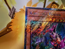 Kashtira Fenrir platinum secret rare yu-gi-oh rarity collection 5 trading card - Image 4