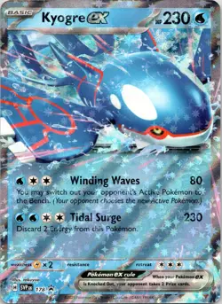 Kyogre ex Holo Promo SV: Scarlet & Violet Promo Cards 178 NM - Image 1