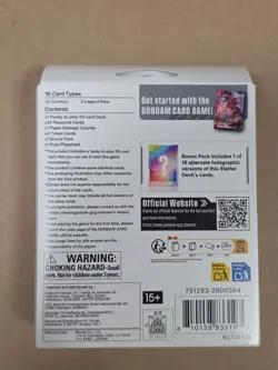 BANDAI Gundam Card Game Zeon's Rush Starter Deck ST03 TCG English Sealed - Image 2
