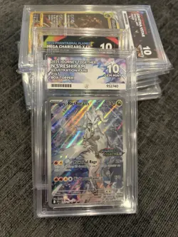 Pokemon TCG Reshiram Card N's Journey Together Illustration Rare 167/159 Ace 10 - Image 1