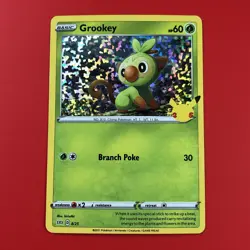 2021 | Pokemon TCG (GROOKEY 8/25 | NM) McDonald’s PROMO Holo Card CCG English - Image 1