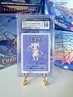 Mew 2019 Old Maid Babanuki Card Red Back Japanese CGC Gem Mint 10 Pokemon - Image 1