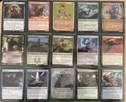 Budget Casual MTG Commander Deck Blue Green Red Lands W Borborygmos and Fblthp - Image 2