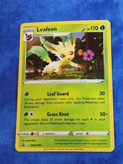 Pokemon Leafeon SWSH191 Sword & Shield Promo Cards Holo - Image 1