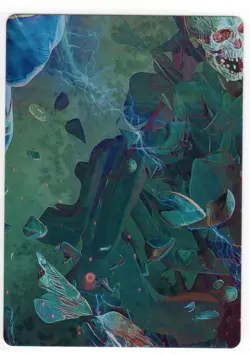 Thanos, the Mad Titan Art Card (/9) S Art Series: Marvel Super Heroes 6 NM - Image 1