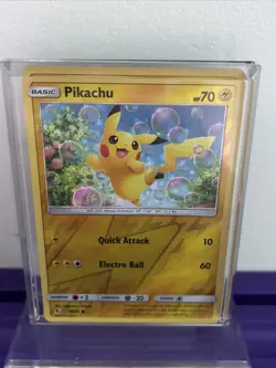 Pikachu 19/68 2019 Reverse Holo Pokemon TCG Card Lightly Played - Image 1