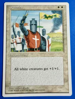 1 BANNED MTG Magic The Gathering Crusades | Fourth Edition 4ED | NM - Image 1