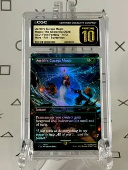 Aerith's Curaga Magic Foil - CGC 10 Pristine Secret Lair Final Fantasy MTG Magic - Image 1