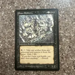Grave Robbers The Dark 1994 Regular Rare MtG Magic the Gathering NM - Image 1