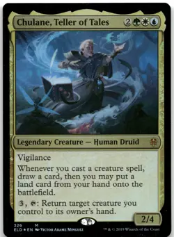 Chulane, Teller of Tales NM Foil M Throne of Eldraine 326 - Image 1