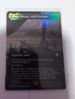 Minas Morgul Dark Fortress Legendary Land NM Foil Borderless - Image 1