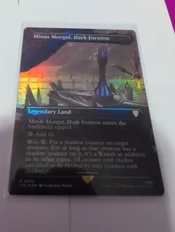 Minas Morgul Dark Fortress Legendary Land NM Foil Borderless - Image 2