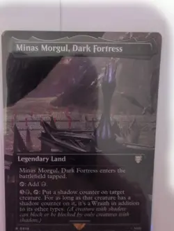 Minas Morgul Dark Fortress Legendary Land NM Foil Borderless - Image 3
