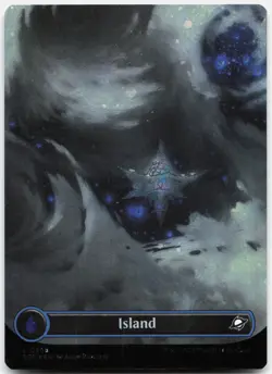 Island () (Borderless) (Galaxy Foil) NM Foil L Edge of Eternities 368 - Image 1