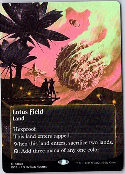 Lotus Field (0068) (Borderless) Edge of Eternities: Stellar Sights 68 Near Mint - Image 1