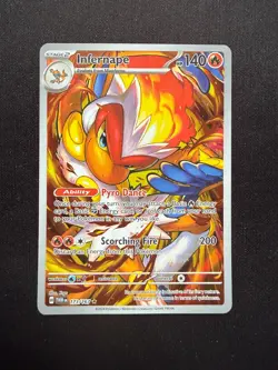 Infernape 173/167 IR Twilight Masquerade Pokemon Card Illustration Rare NM - Image 1