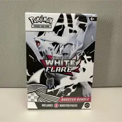 Pokemon TCG Scarlet & Violet—White Flare Booster Bundle Box (6 Packs) - Image 1