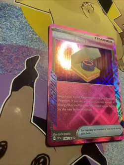 Pokemon Scramble Switch 186/191SV08: Surging Sparks Holo Card NM Condition - Image 2