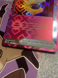 Pokemon Scramble Switch 186/191SV08: Surging Sparks Holo Card NM Condition - Image 4