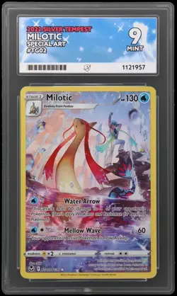 Milotic TG02/TG30 Silver Tempest Trainer Gallery Graded Pokemon Card ACE 9 MINT - Image 1