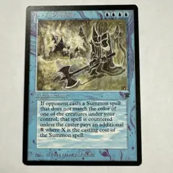 MTG Legends English Invoke ''Prejudice'' Banned Card LP - Image 1