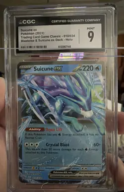 Suicune ex 010/034 Trading Card Game Classic Holo - Image 1
