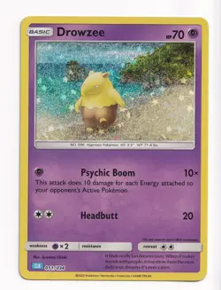 Drowzee 011/034 TCG Classic Collection Rare Holo Pokemon Card English (A8) - Image 1
