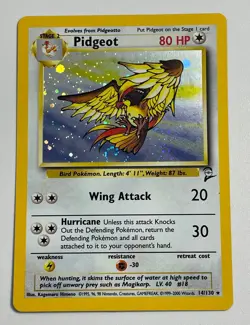 *** Pidgeot 8/64 1995 Pokemon Card Vintage Rare Holo NM/LP - Image 1