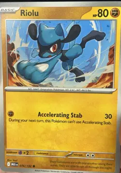PRISMATIC & MEGA EVOLUTIONS RIOLU BUNDLE (PRE 056/MEG 076) Pokemon Cards NM - Image 5