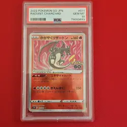 Pokemon Radiant Charizard 011/071 S10b Pokemon Go JP Holo PSA 10 2022 - Image 1
